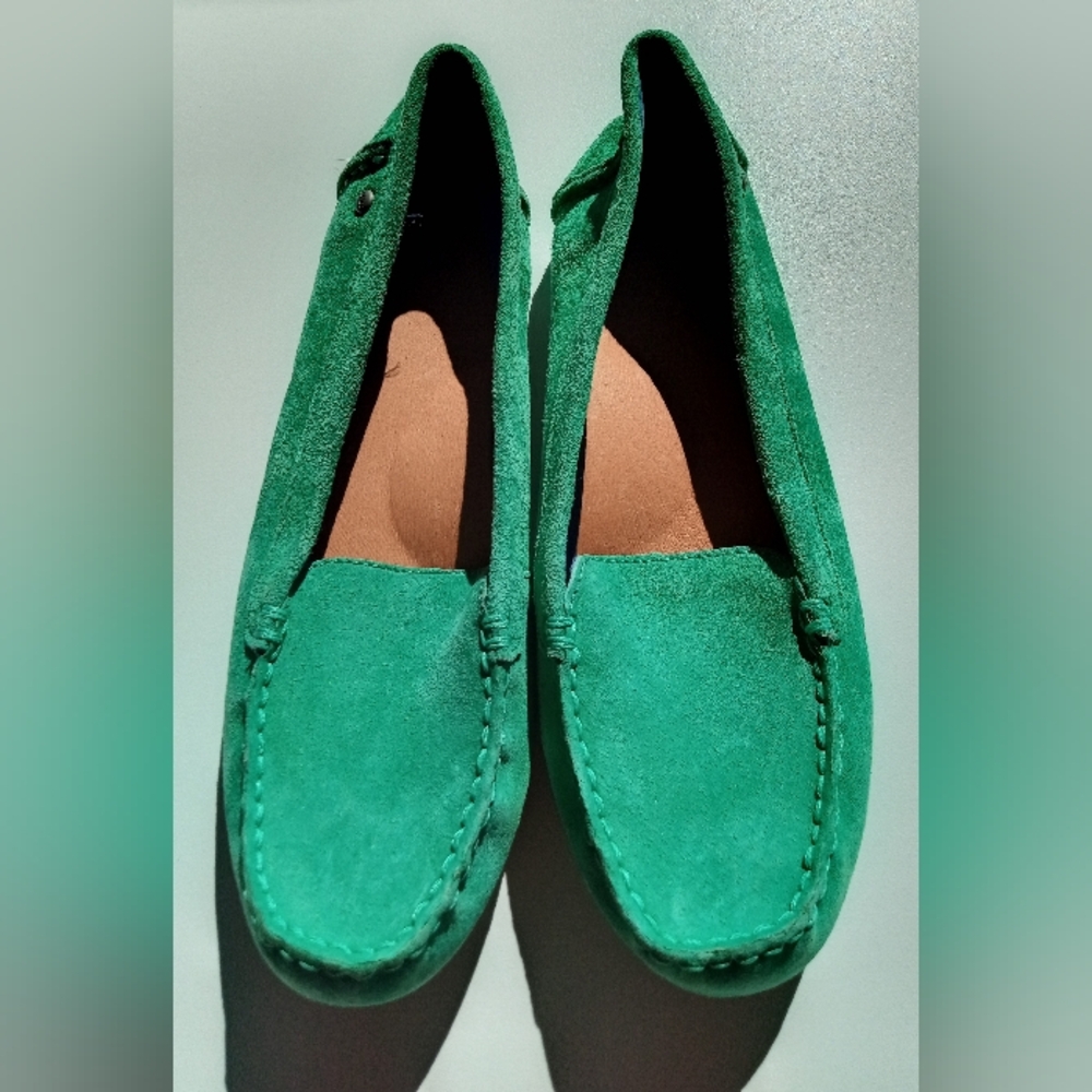 Ugg Green Suede Moccasin